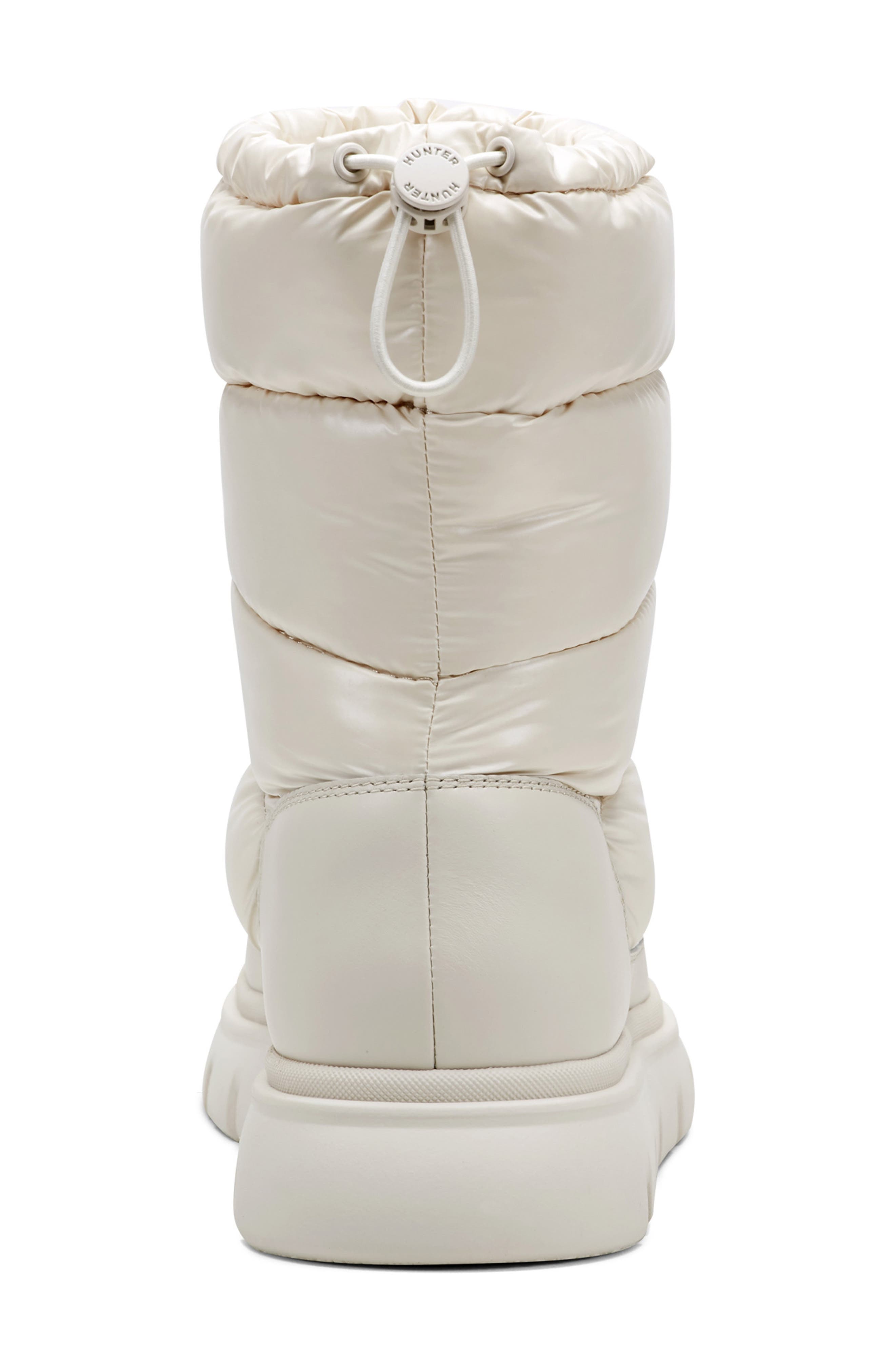 Hunter Maribel Waterproof Snow Boot, Alternate, color, Ivory/ Ivory