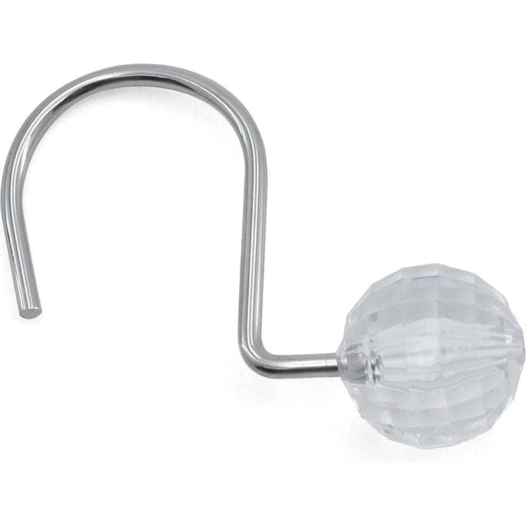 J&v Textiles J And V Textiles 12-piece Decorative Shower Curtain Rings Set