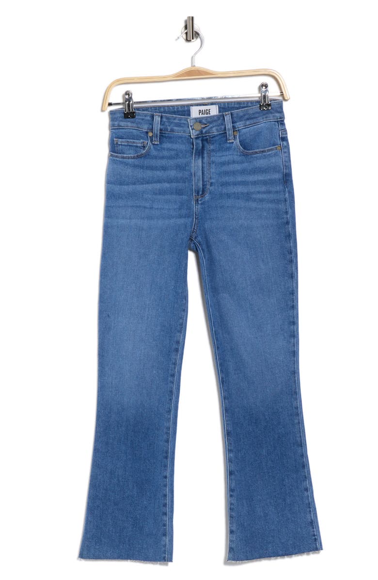 Rory Raw Hem Crop Flare Leg Jeans