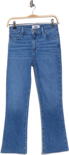 Rory Raw Hem Crop Flare Leg Jeans