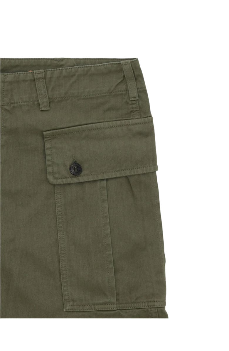 Fortela Olive Herringbone Cargo Trousers, Alternate, color, Green