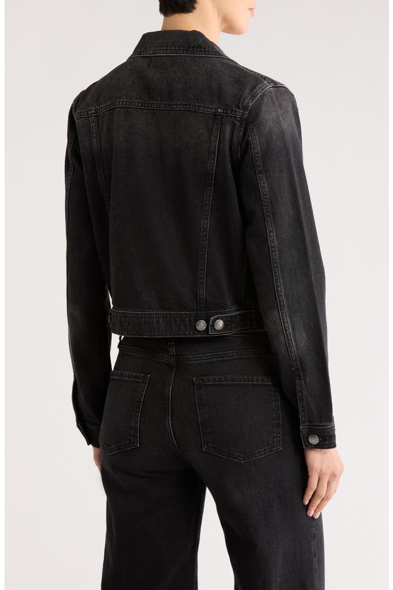Vika Denim Jacket, Alternate, color, NIGHTSHADE