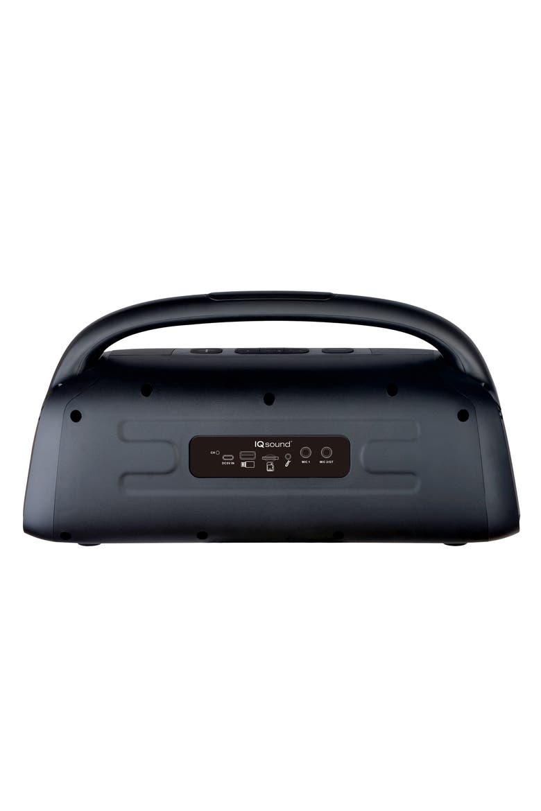 Portable Bluetooth Speaker with RGB Lights, Alternate, color, Black