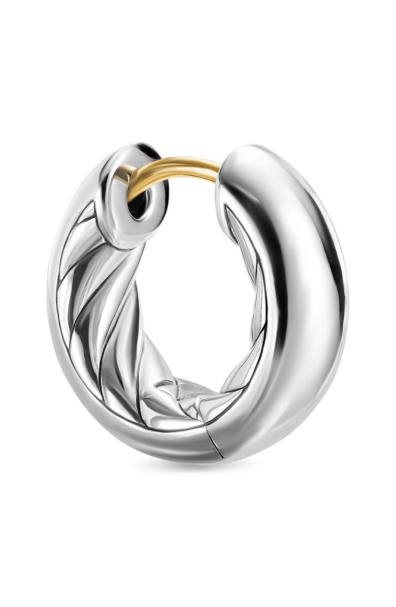 David Yurman DY Mercer<sup>™</sup> Micro Hoop Earrings in Sterling Silver, 13.4mm, Alternate, color,