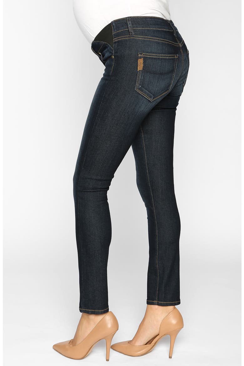 Maternity 'Union Skyline' Ankle Skinny Jeans, Alternate, color, CARSON