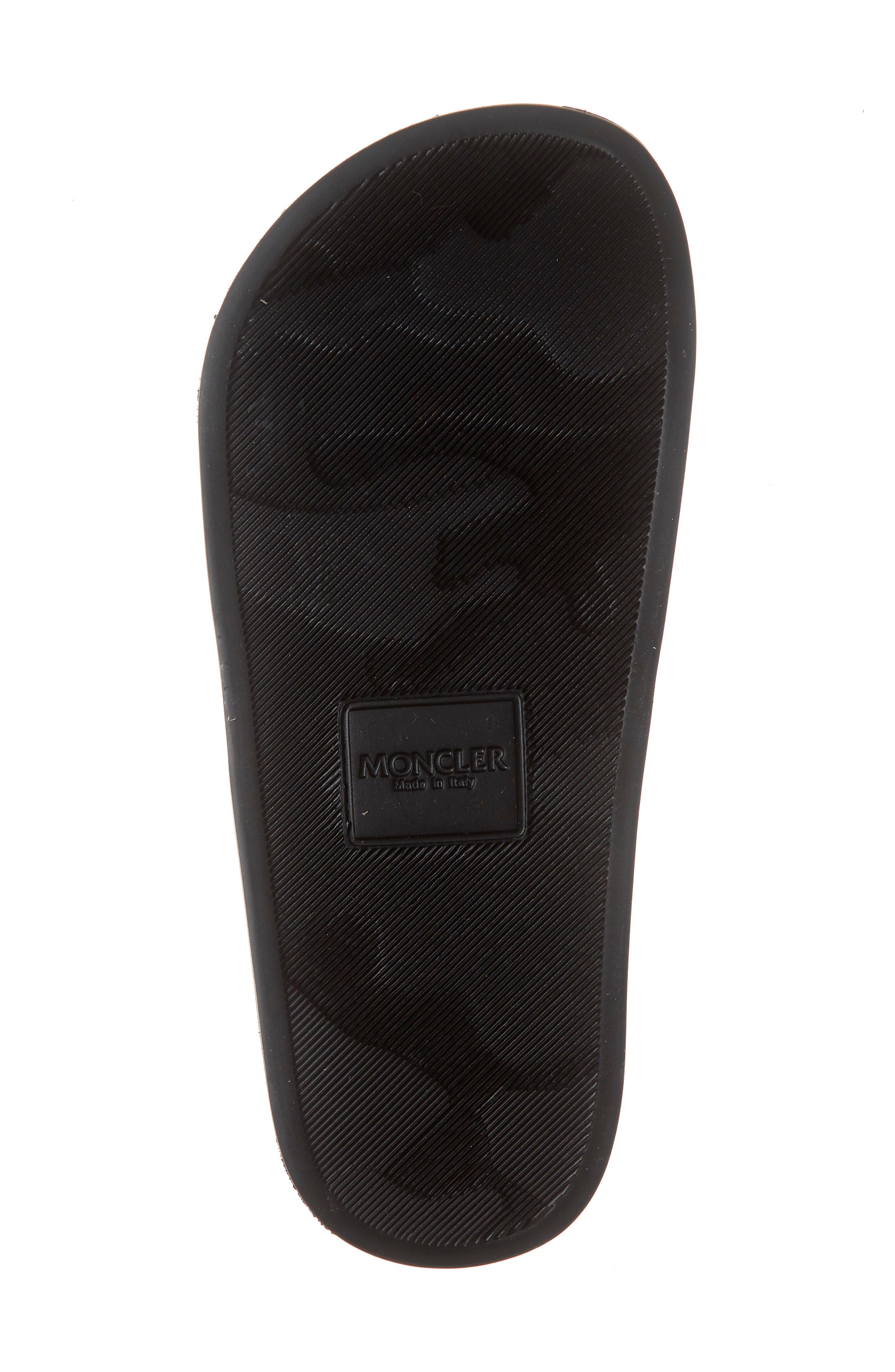 Moncler Jeanne Logo Embossed Slide Sandal, Alternate, color, 