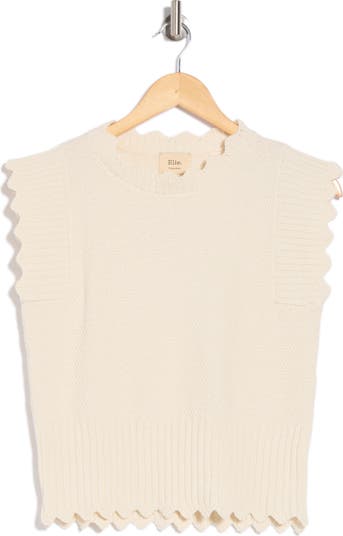 Scallop Edge Sweater