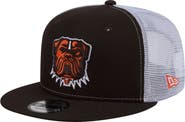New Era Men's New Era  Brown Cleveland Browns Core Team 9FIFTY Trucker Snapback Hat