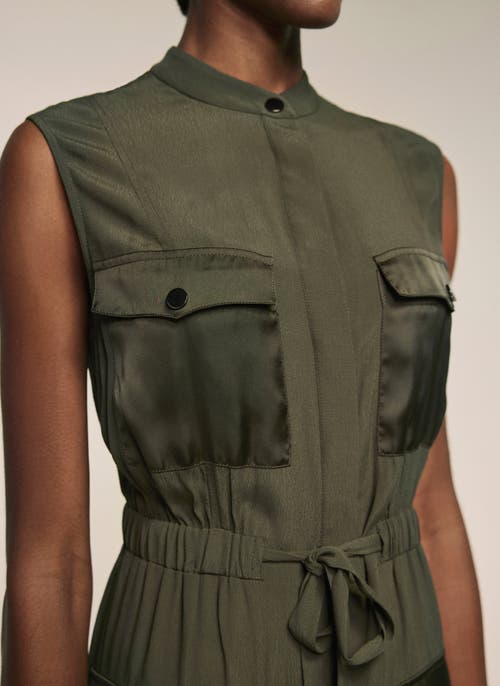 MINT VELVET MINT VELVET SATIN MIX UTILITY SHIRT DRESS