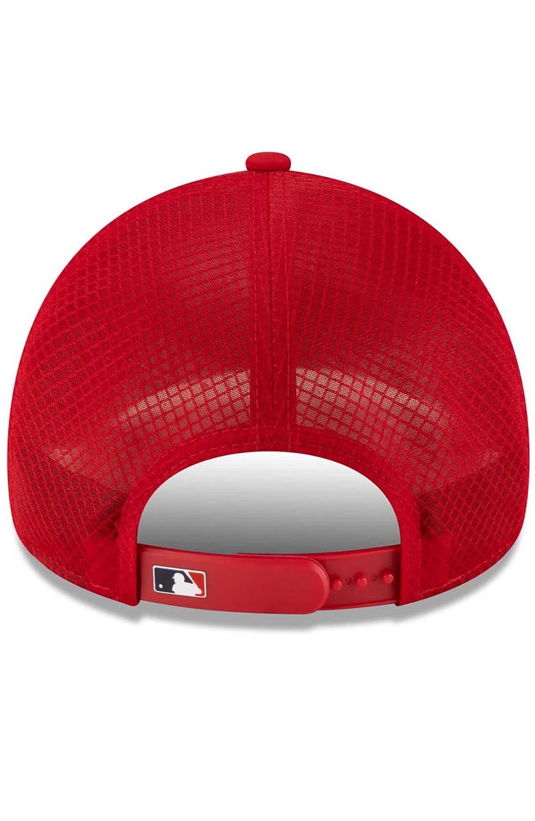 New Era Men's New Era Red St. Louis Cardinals 2026 Batting Practice Apex 9FORTY Adjustable Trucker Hat, Alternate, color, Red