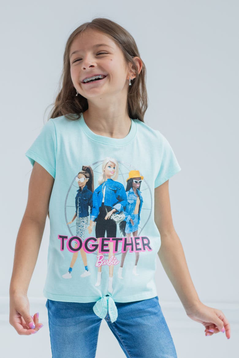 3-Pack T-Shirts, Alternate, color, Blue / Pink / Black