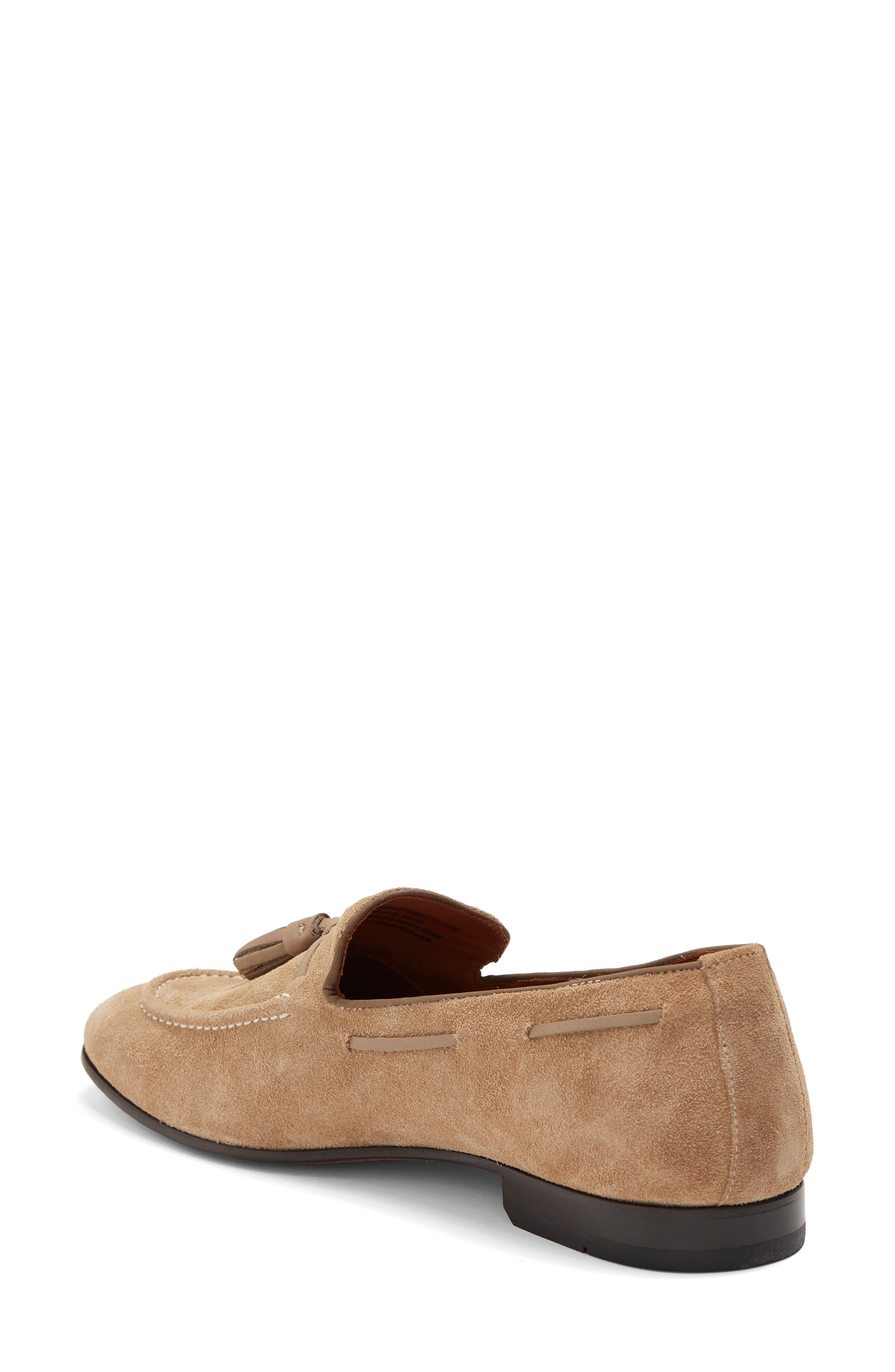 Thomas Leather Tassel Loafer, Alternate, color, CAMEL