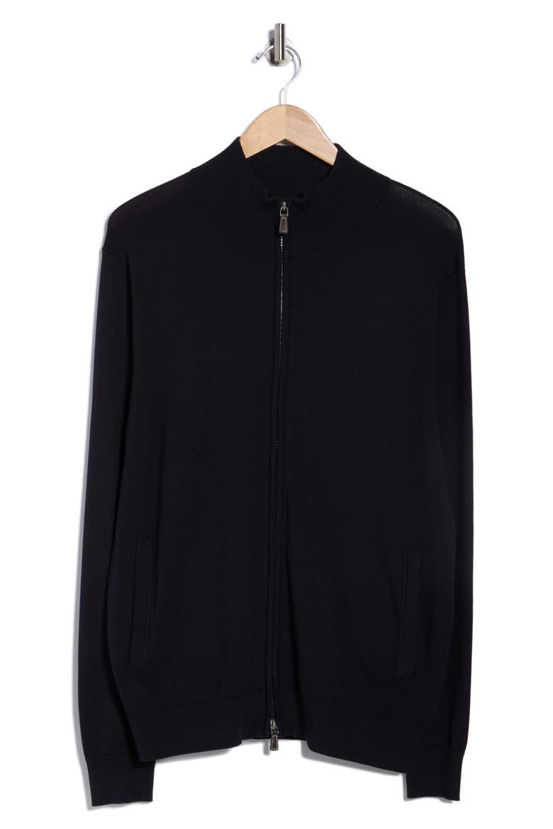 Full Zip Sweater, Alternate, color, NAVY