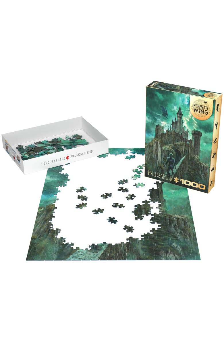 Violet Crossing the Parapet 1000 Piece Puzzle, Alternate, color, Multicolored