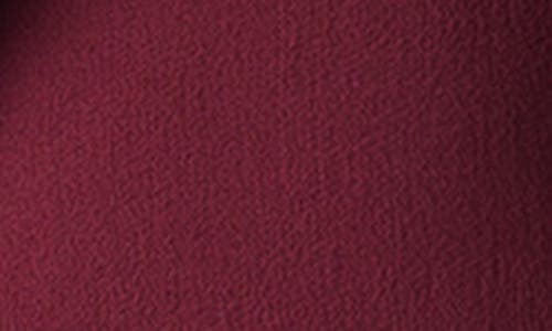 Akris Ariel Asymmetric Double Face Virgin Wool Crop Jacket In Burgundy