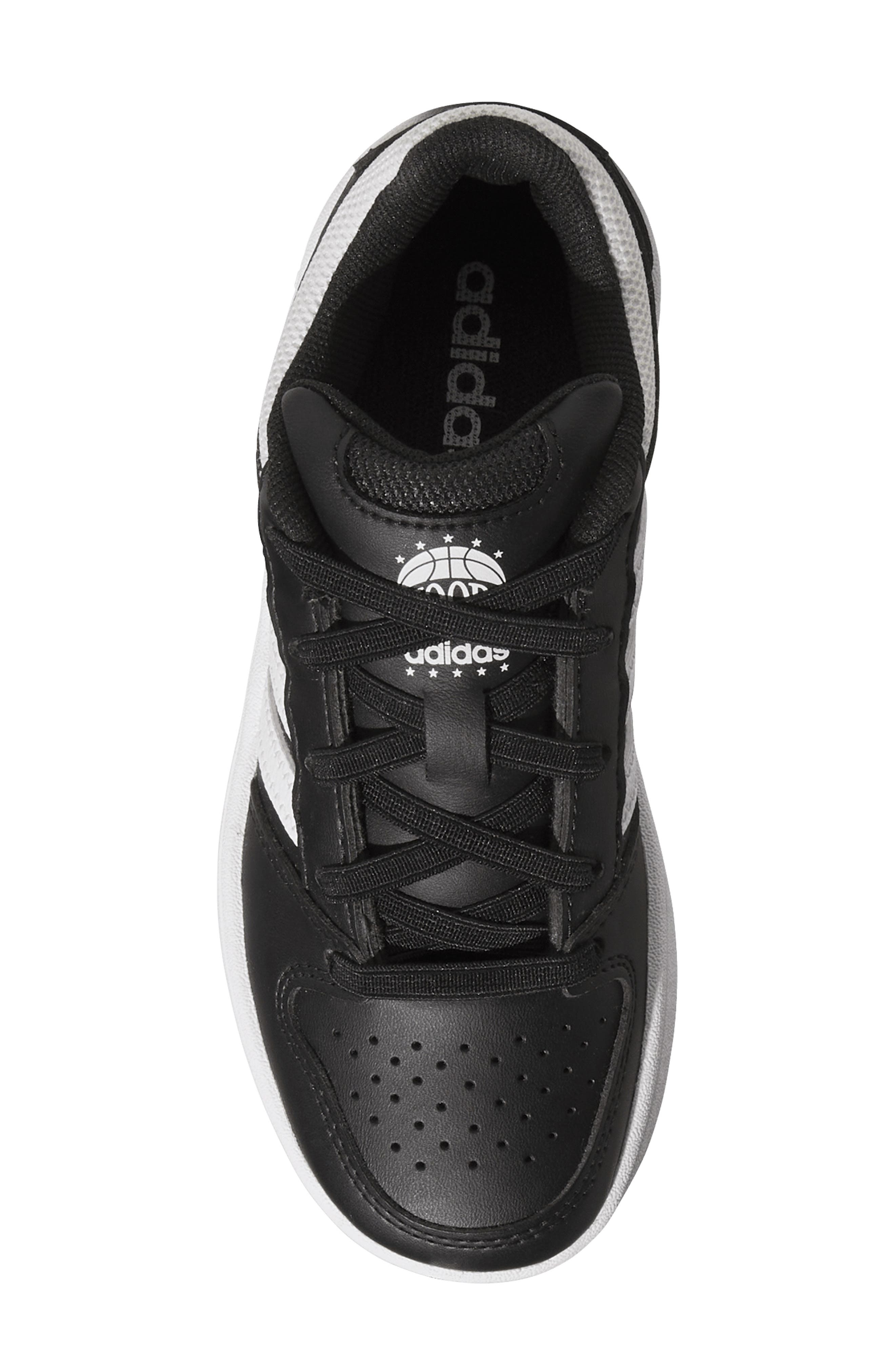 adidas Kids' Hoops Classic Sneaker, Alternate, color, Core Black/ Footwear White