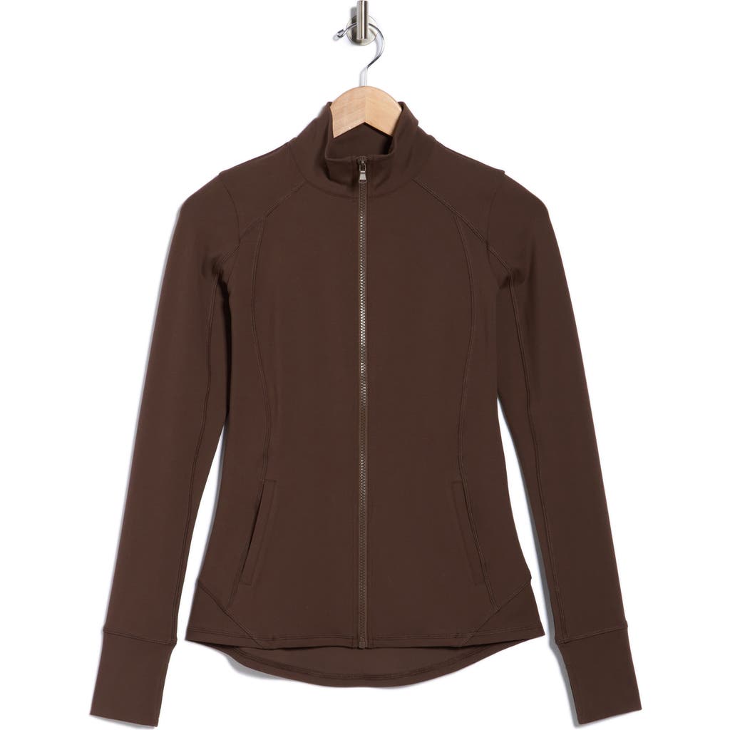 Gottex Flex Full Zip Jacket In Brown