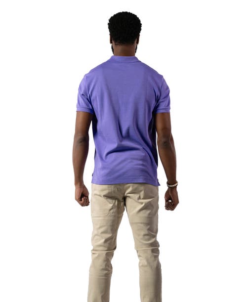 Woodpecker Pima Cotton Polo Shirt In Purple