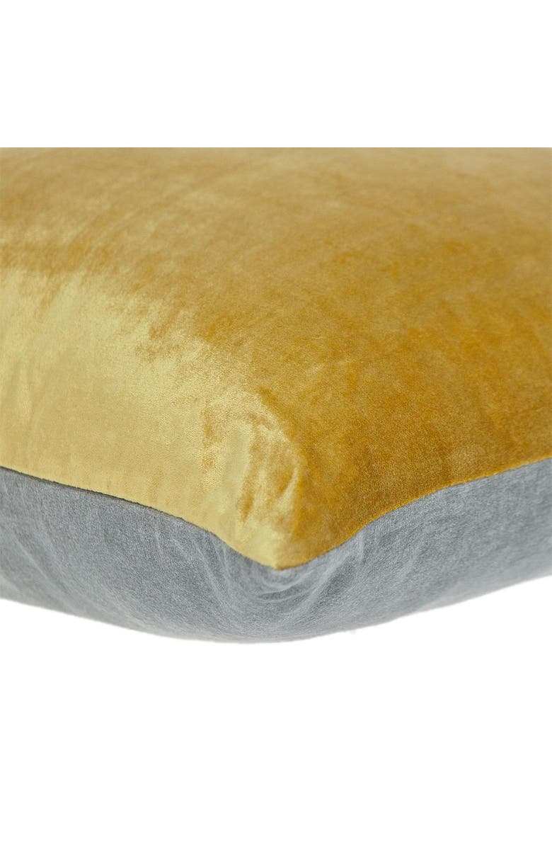 PARKLAND COLLECTION Nerine Transitional Yellow Throw Pillow, Alternate, color, Yellow