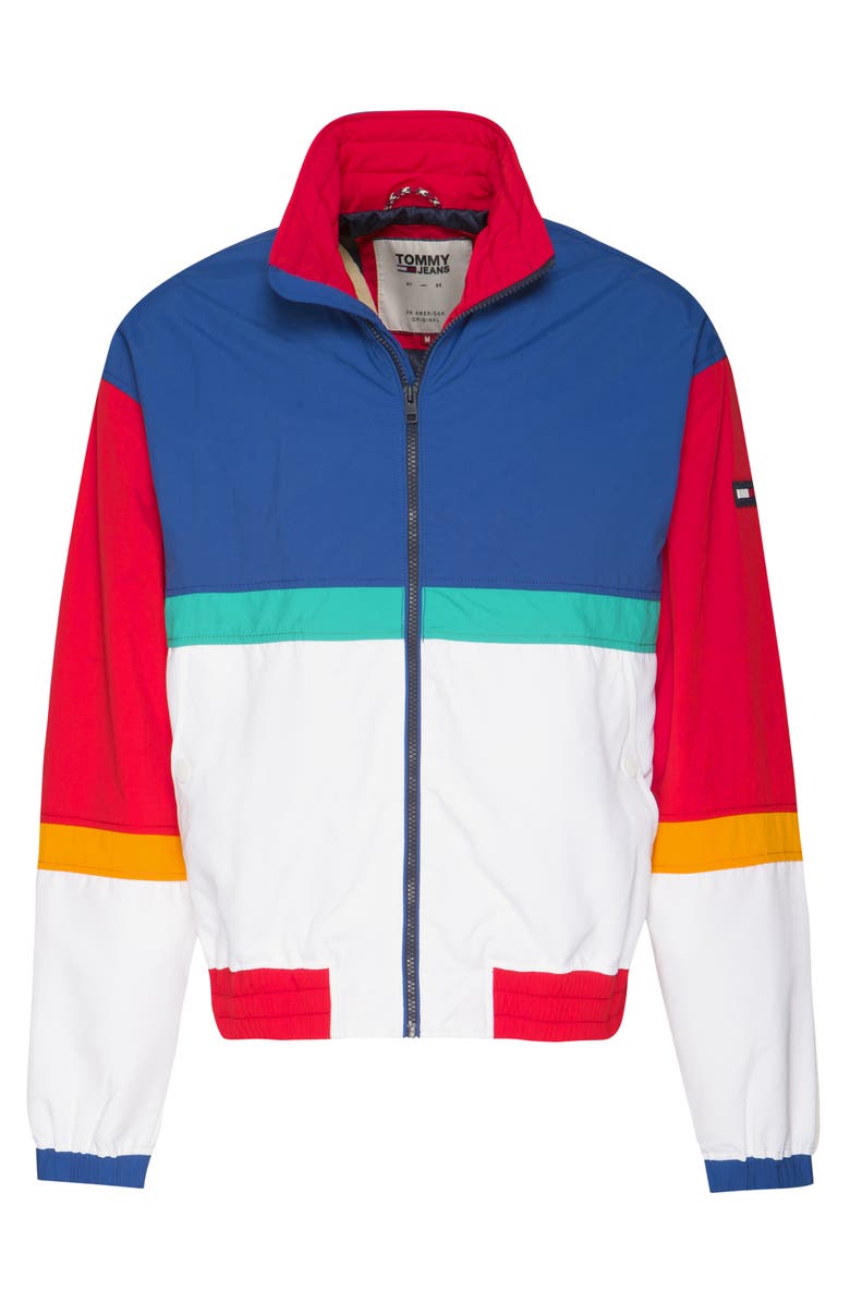 TOMMY JEANS TJM Colorblock Track Jacket, Alternate, color, 