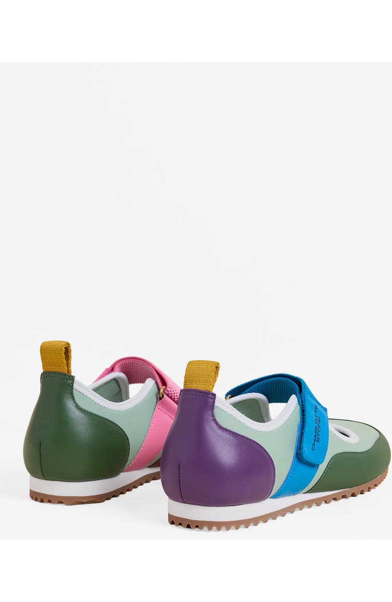 Charlotte Stone Mable Mismatched Ballet Sneaker, Alternate, color, Nassau