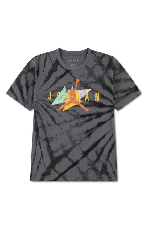 Kids' Geo Tie Dye Cotton Graphic T-Shirt (Big Kid)