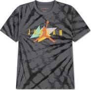 Jordan Kids' Geo Tie Dye Cotton Graphic T-Shirt