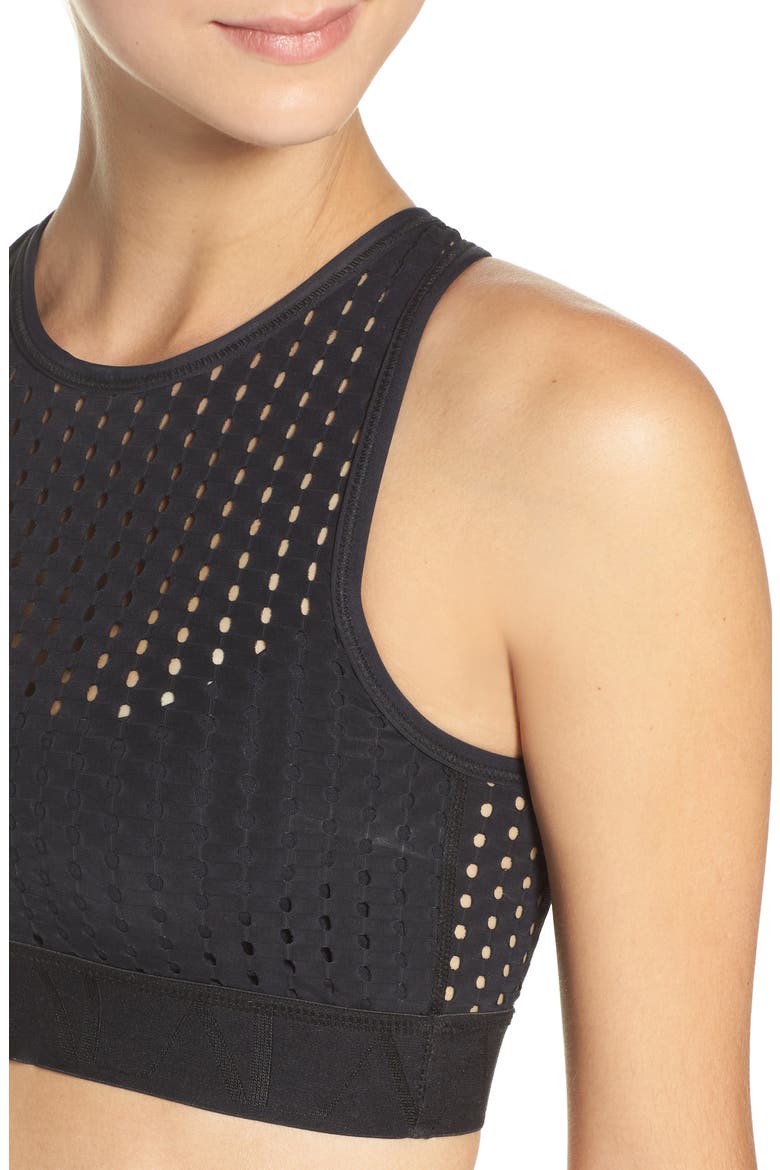 Sports Bra, Alternate, color, BLACK/ BLACK