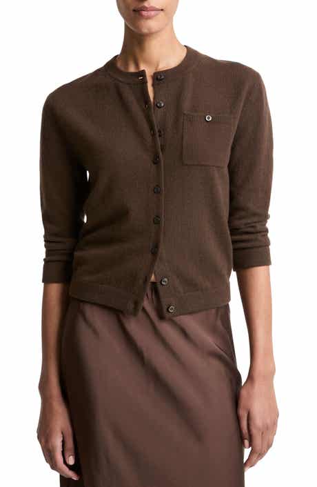 Pocket Wool & Cashmere Blend Cardigan