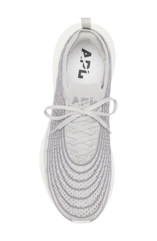 Apl Athletic Propulsion Labs Techloom Zipline Sneaker In Harb Grey/cement/anthra