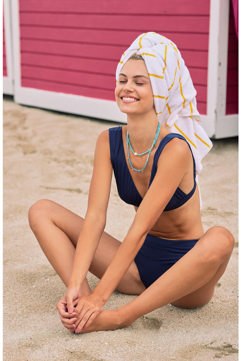 Natalie Bikini Top, Alternate, color, Navy