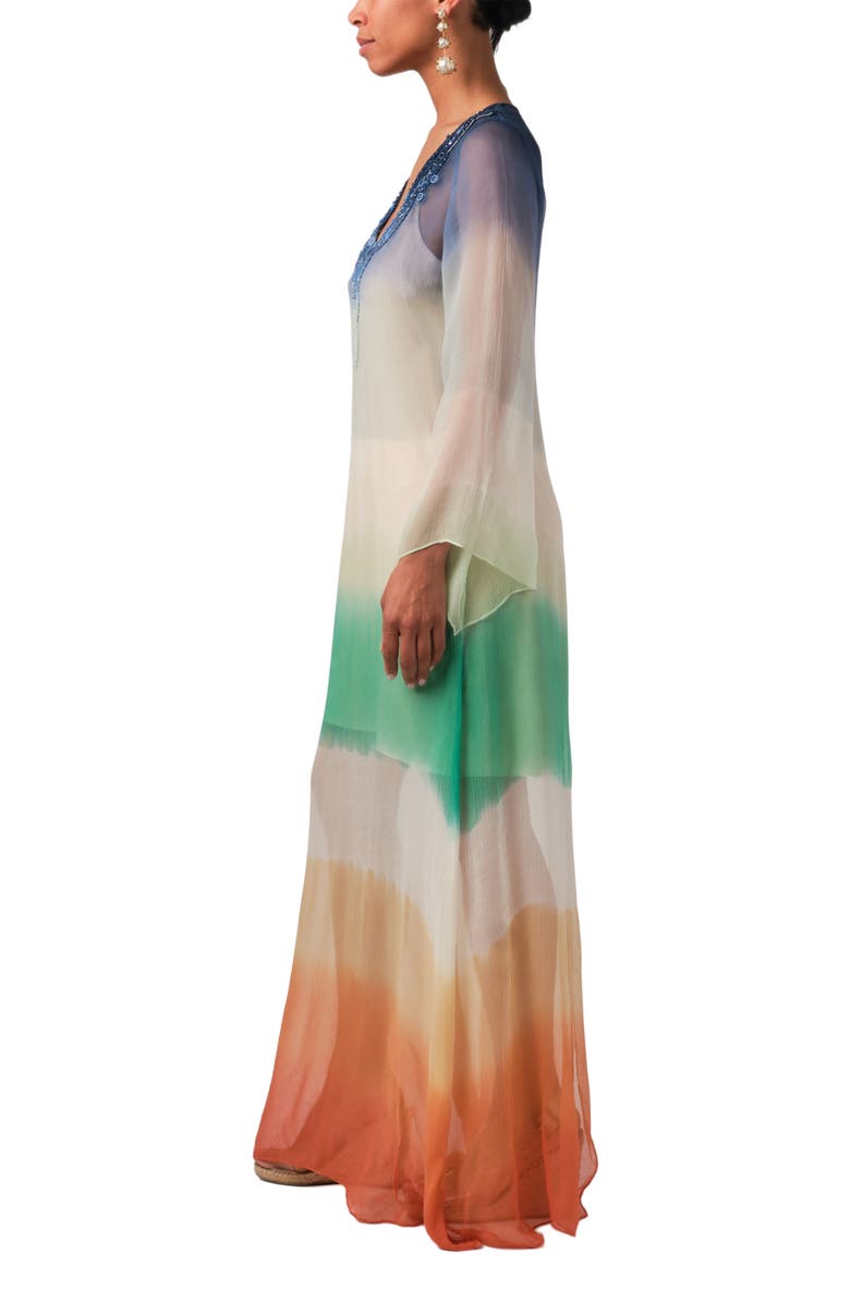 Calypso St. Barth Ophelia Dress, Alternate, color, Multi - Sunset Ombre