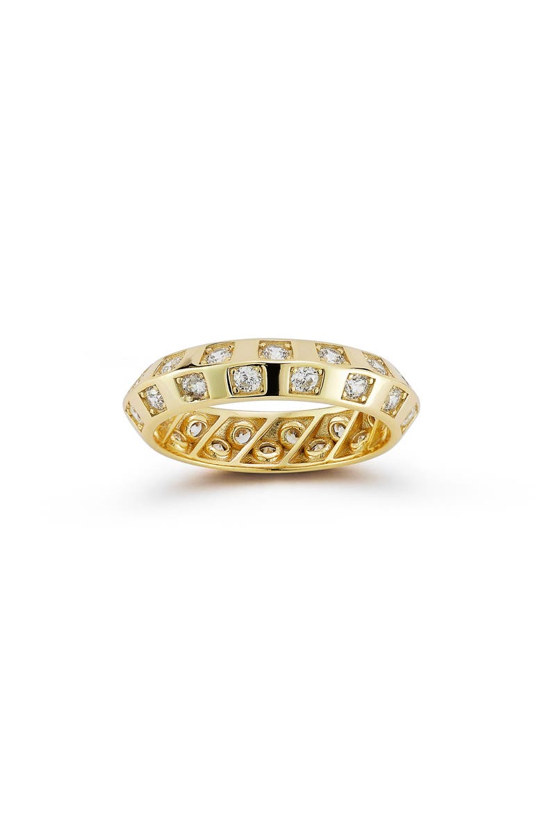 Cubic Zirconia Band Ring, Main, color, GOLD