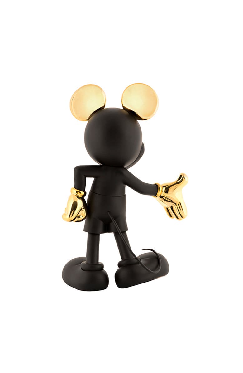 Leblon Delienne Mickey Mouse Welcome Figurine, Alternate, color, Black / Gold