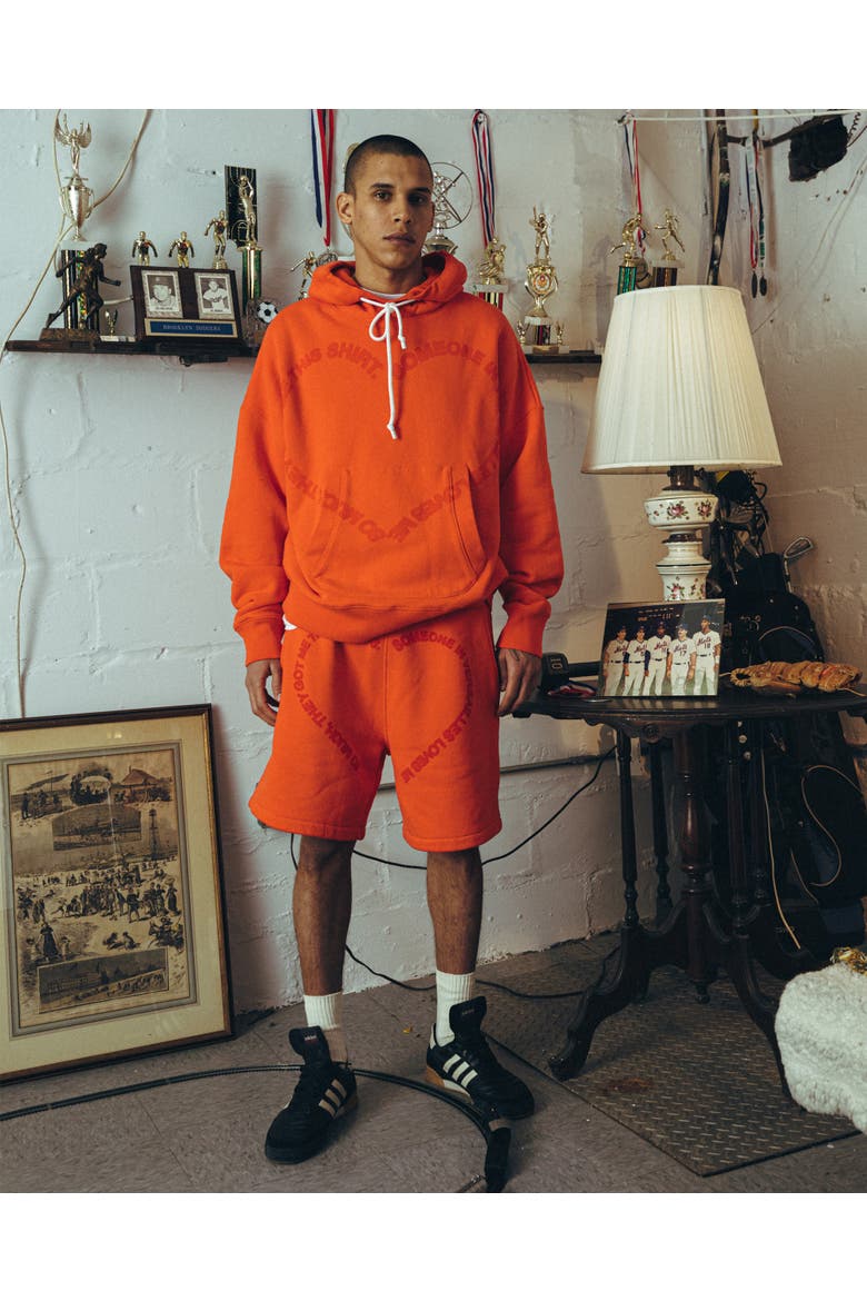 HK Versailles Hearts Hoodie, Alternate, color, Kimset Blood Orange
