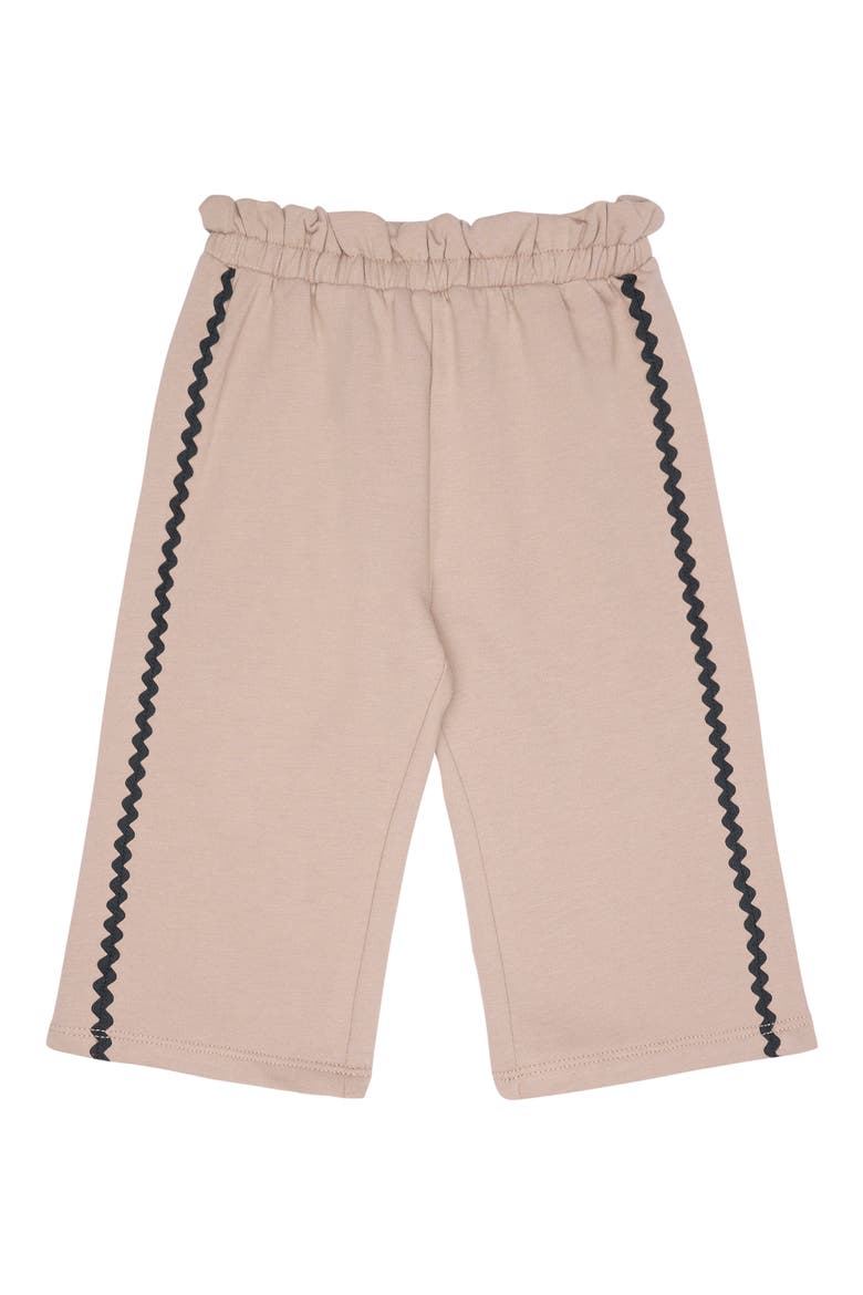 Ricrac Ruffle Top, Pants & Headband, Alternate, color, FLOWER