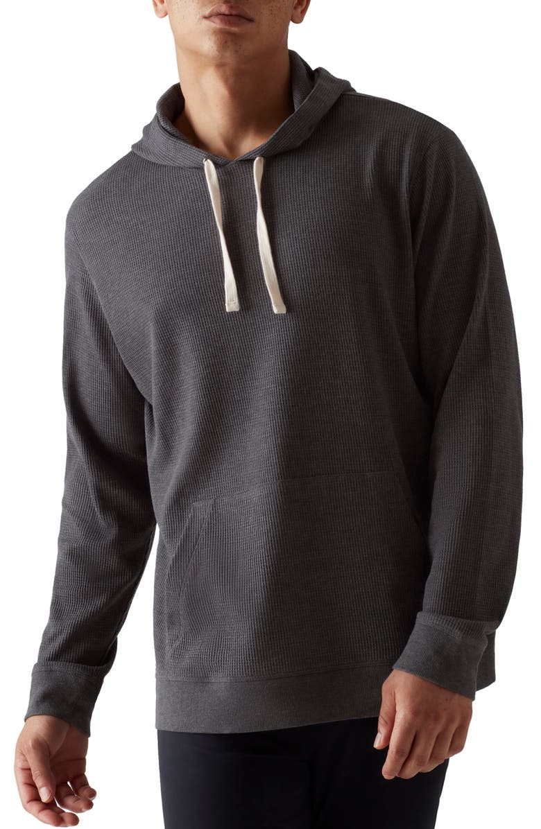 Rhone Waffle Knit Cotton Blend Hoodie, Main, color, 