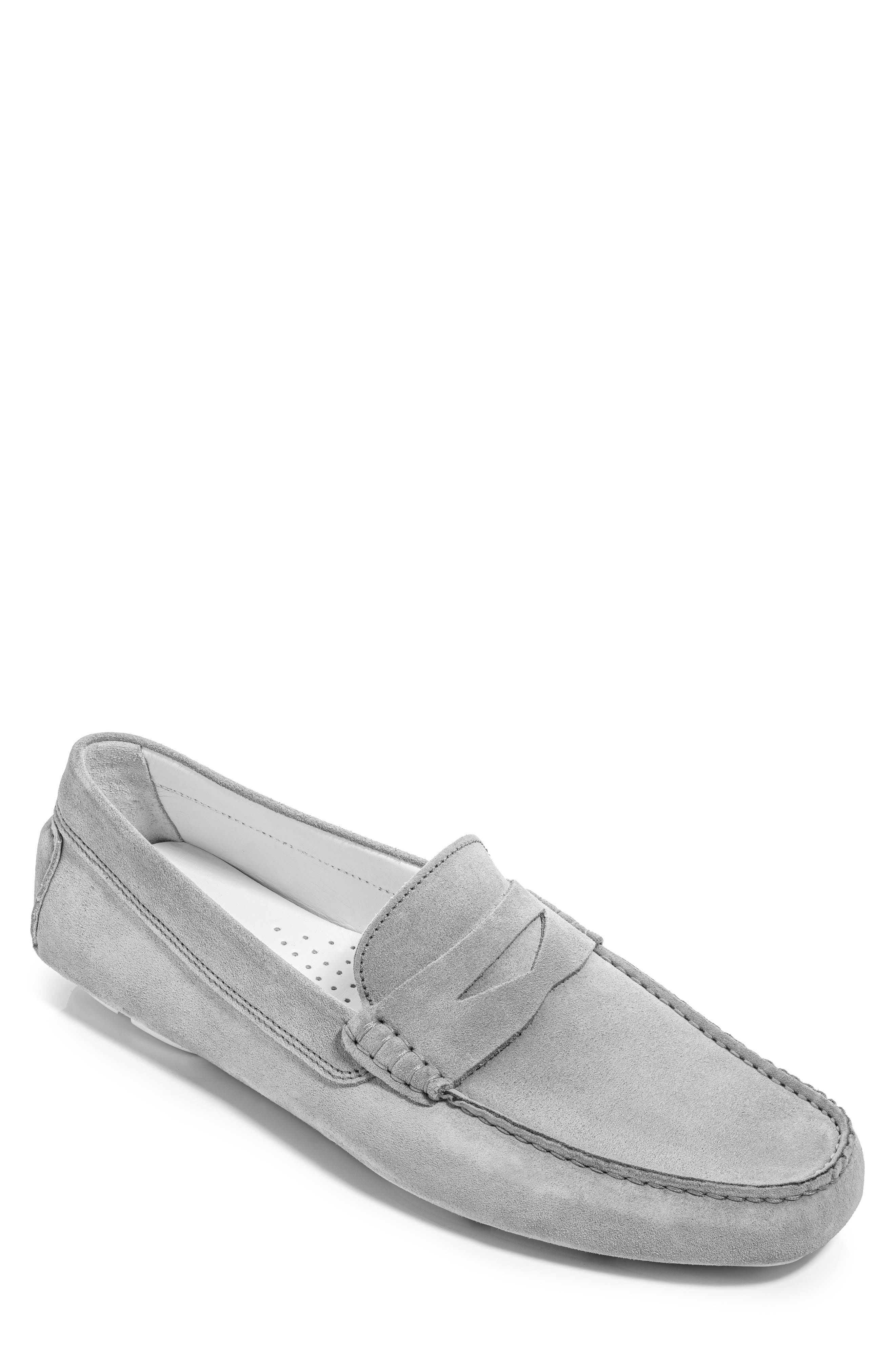 TO BOOT NEW YORK Carmel Penny Loafer, Main, color, Light Grey