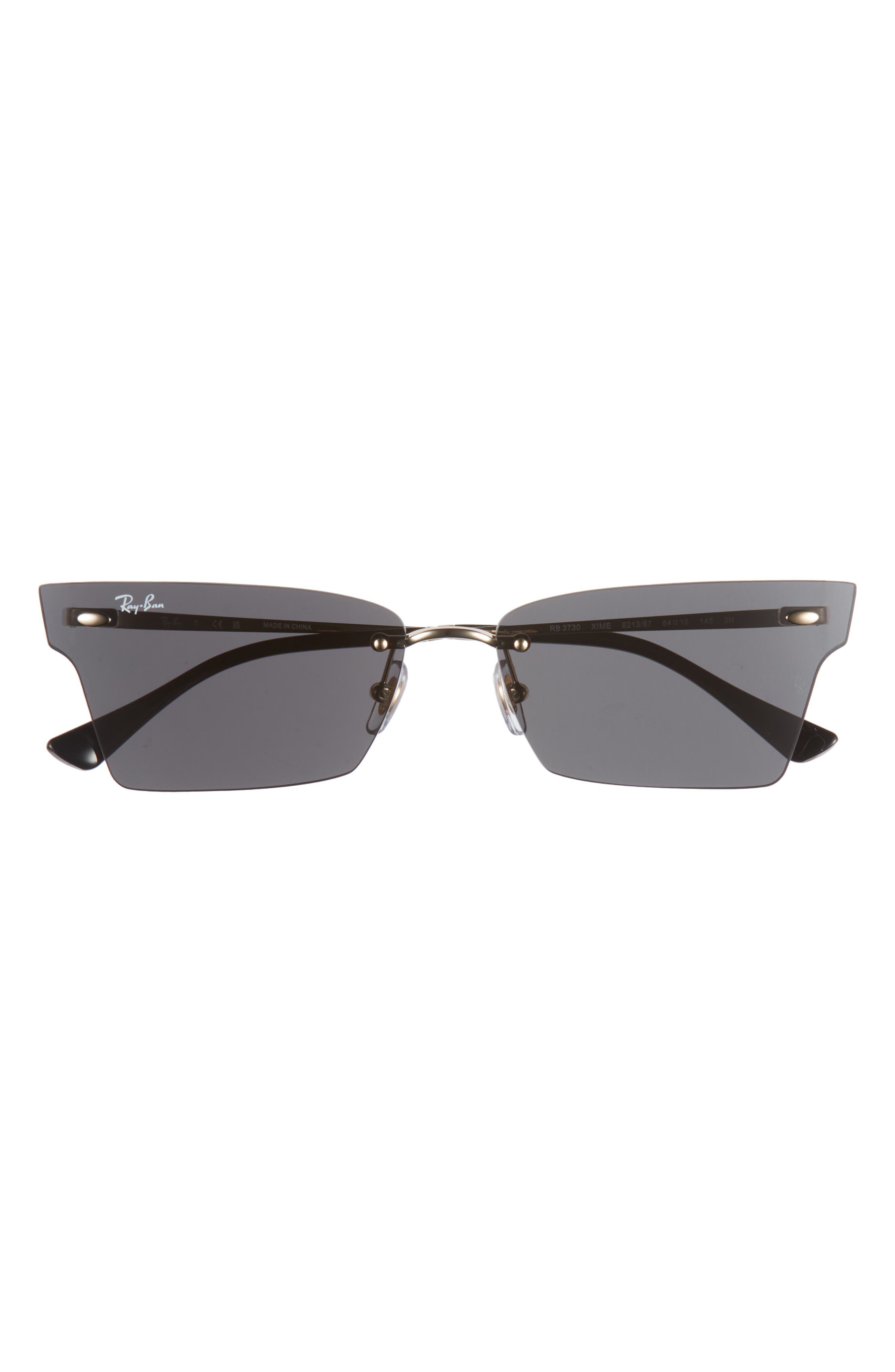 Ray-Ban 64mm Frameless Butterfly Sunglasses