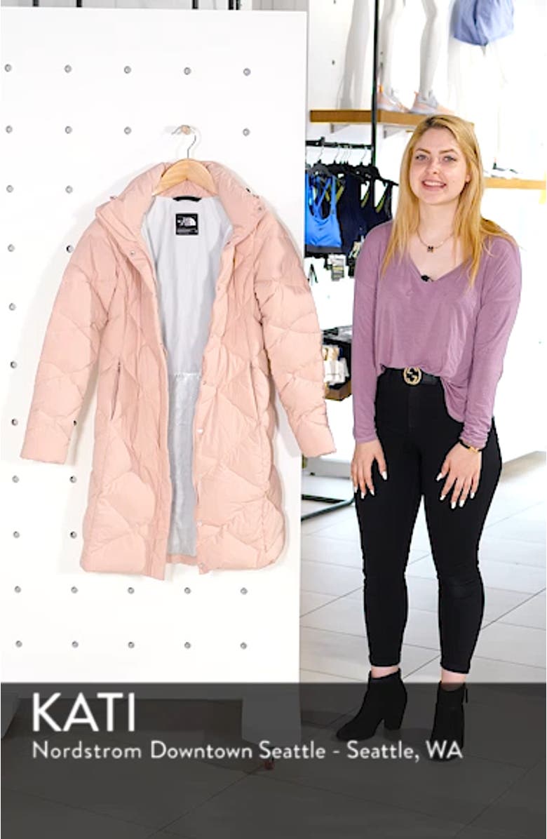 Miss Metro II Hooded Water Resistant Down Parka, sales video thumbnail