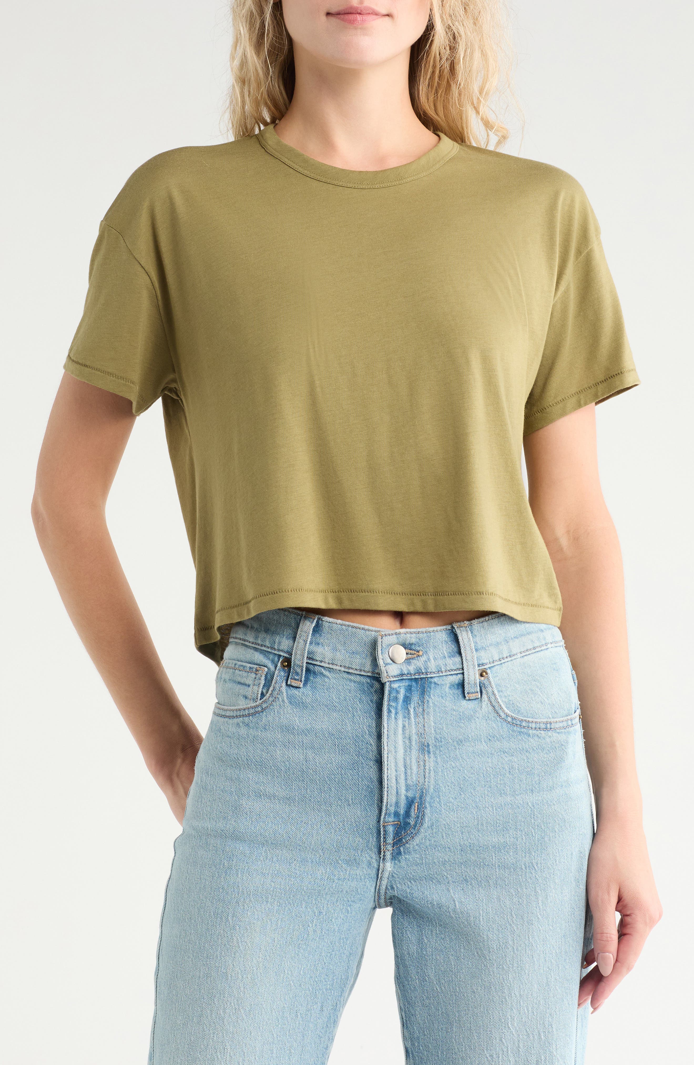 rag & bone Mai Boxy Crop T-Shirt