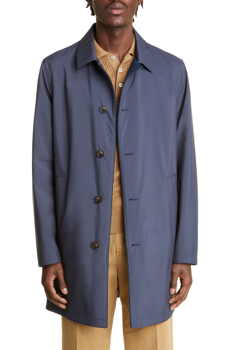 Loro Piana Men's Waterfall Reversible Raincoat, Main, color, 