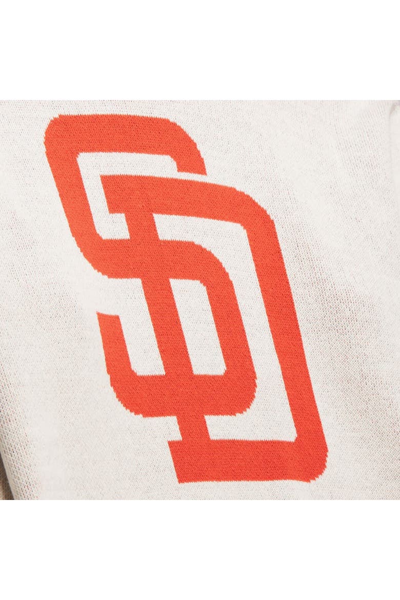 Men's Mitchell & Ness Cream San Diego Padres Retro Pullover Sweater, Alternate, color, Cream