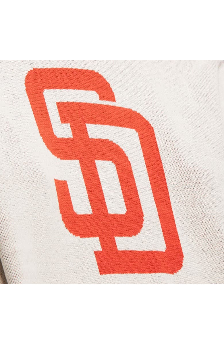Mitchell & Ness Men's Mitchell & Ness Cream San Diego Padres Retro Pullover Sweater, Alternate, color, Cream