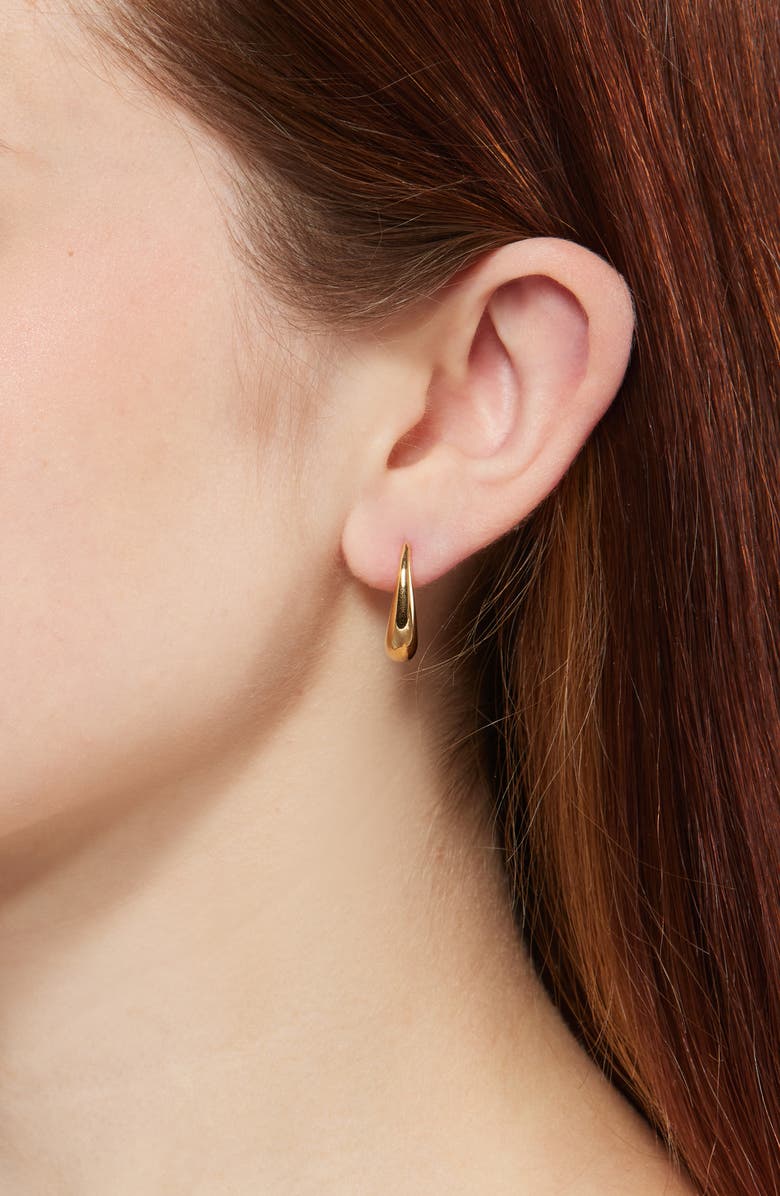 SOKO Mezi Mini Hoop Earrings, Alternate, color, Gold