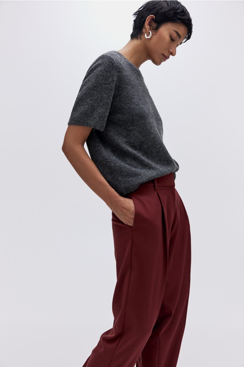 Tailored Trousers, Main, color, Red