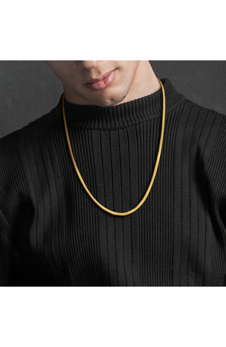 DELMAR Herringbone Chain Necklace, 3.3mm, Alternate, color,