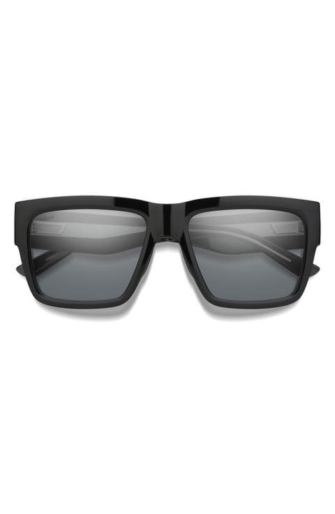 Lineup 58mm ChromaPop™ Polarized Rectangular Sunglasses
