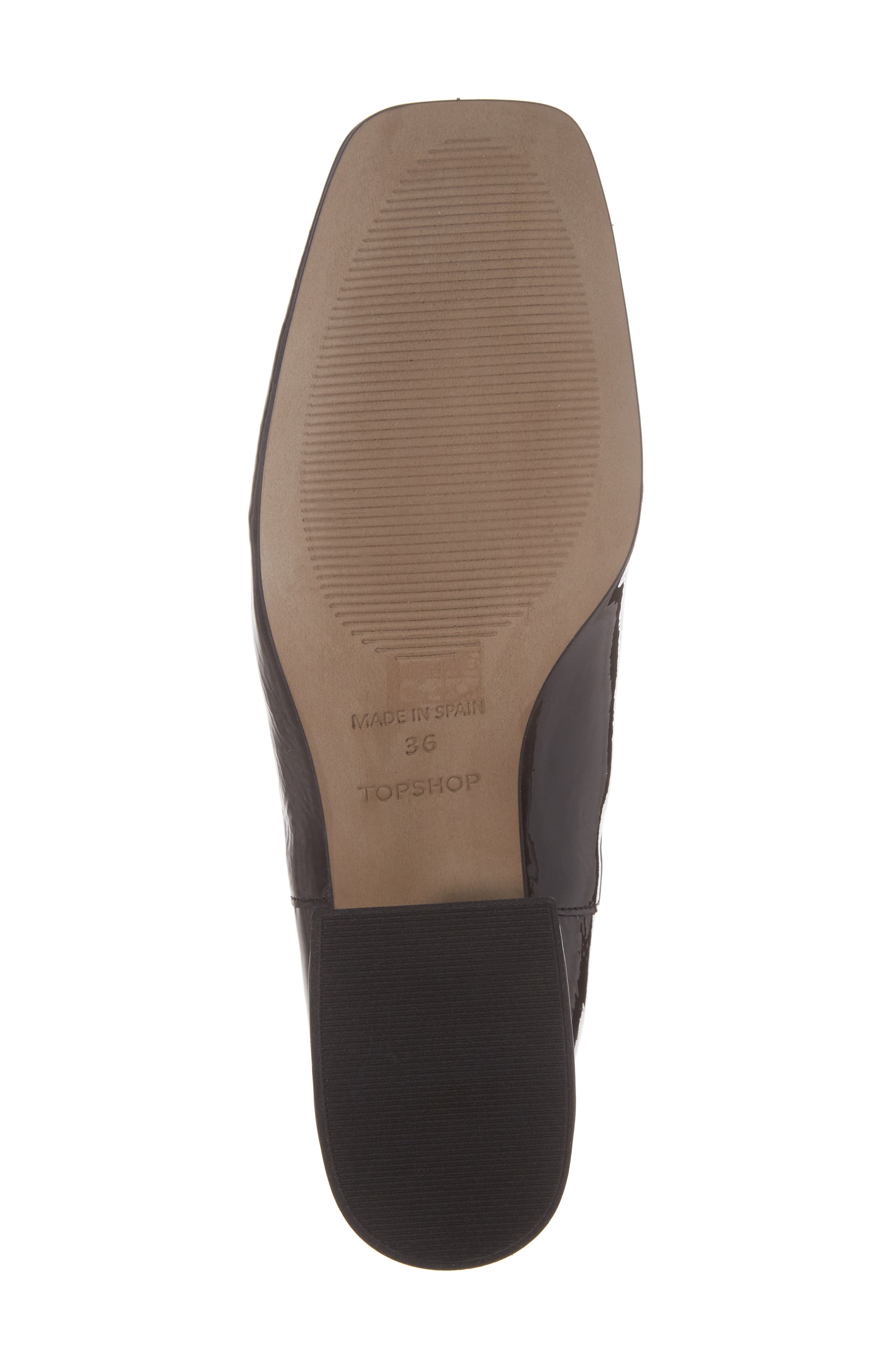 Topshop Manuel Architectural Heel Bootie, Alternate, color, 