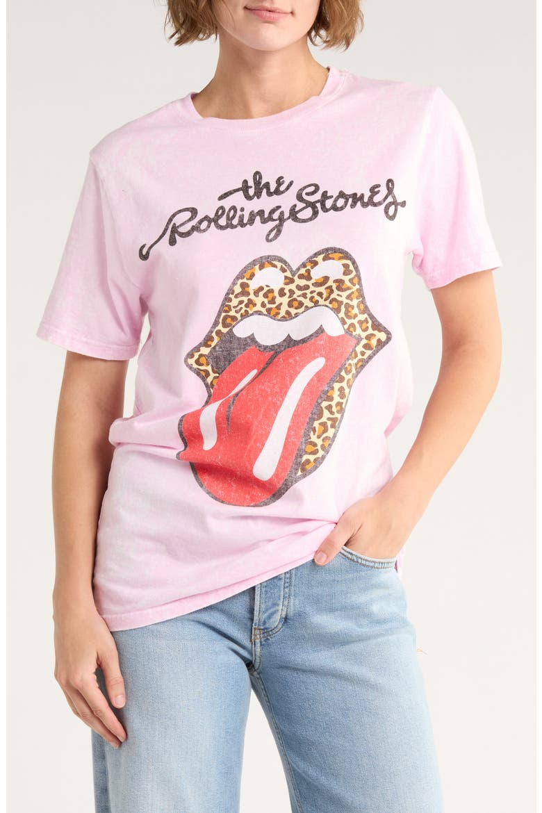 Cheetah Graphic T-Shirt, Main, color, PINK MINERAL